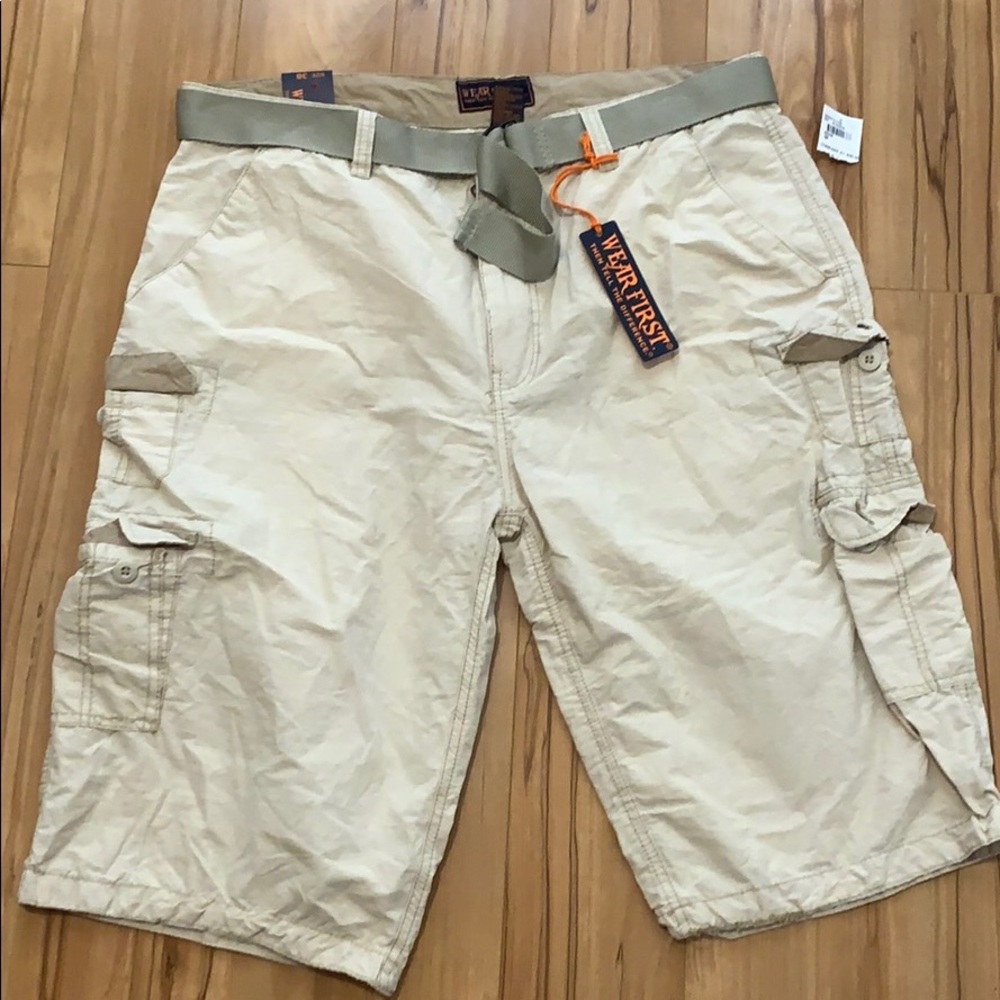 NWT Wear First cargo shorts